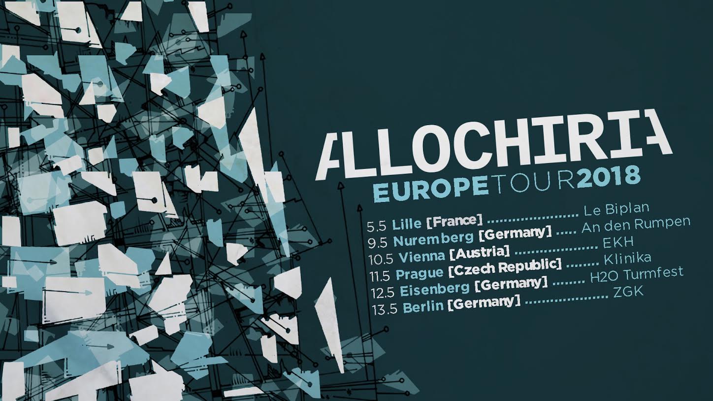 Δεύτερο Ευρωπαϊκό tour για τους Allochiria τον Μάιο