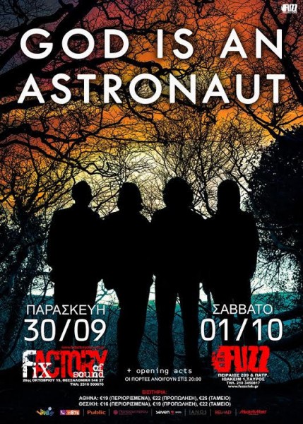god is an astronaut greek tour poster